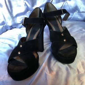 Marni Suede Platform Heels